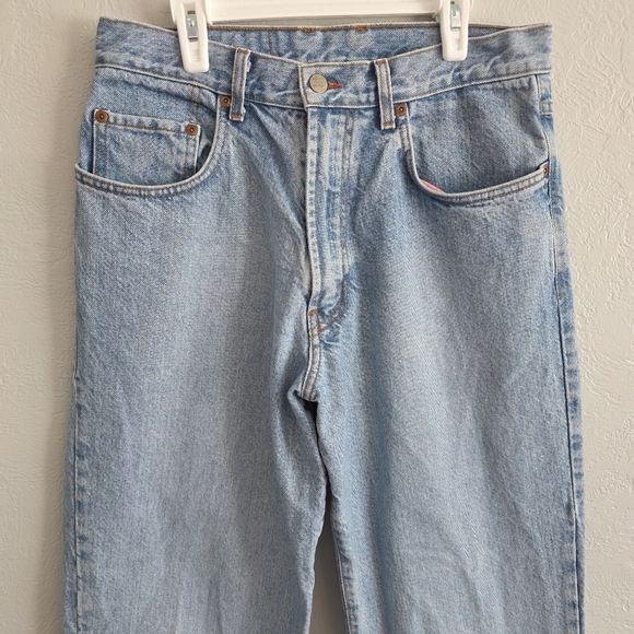 Lucky Brand Mens Dungarees 91 Relaxed Fit Light Wash Vintage Jeans USA Size 31 - Picture 2 of 9